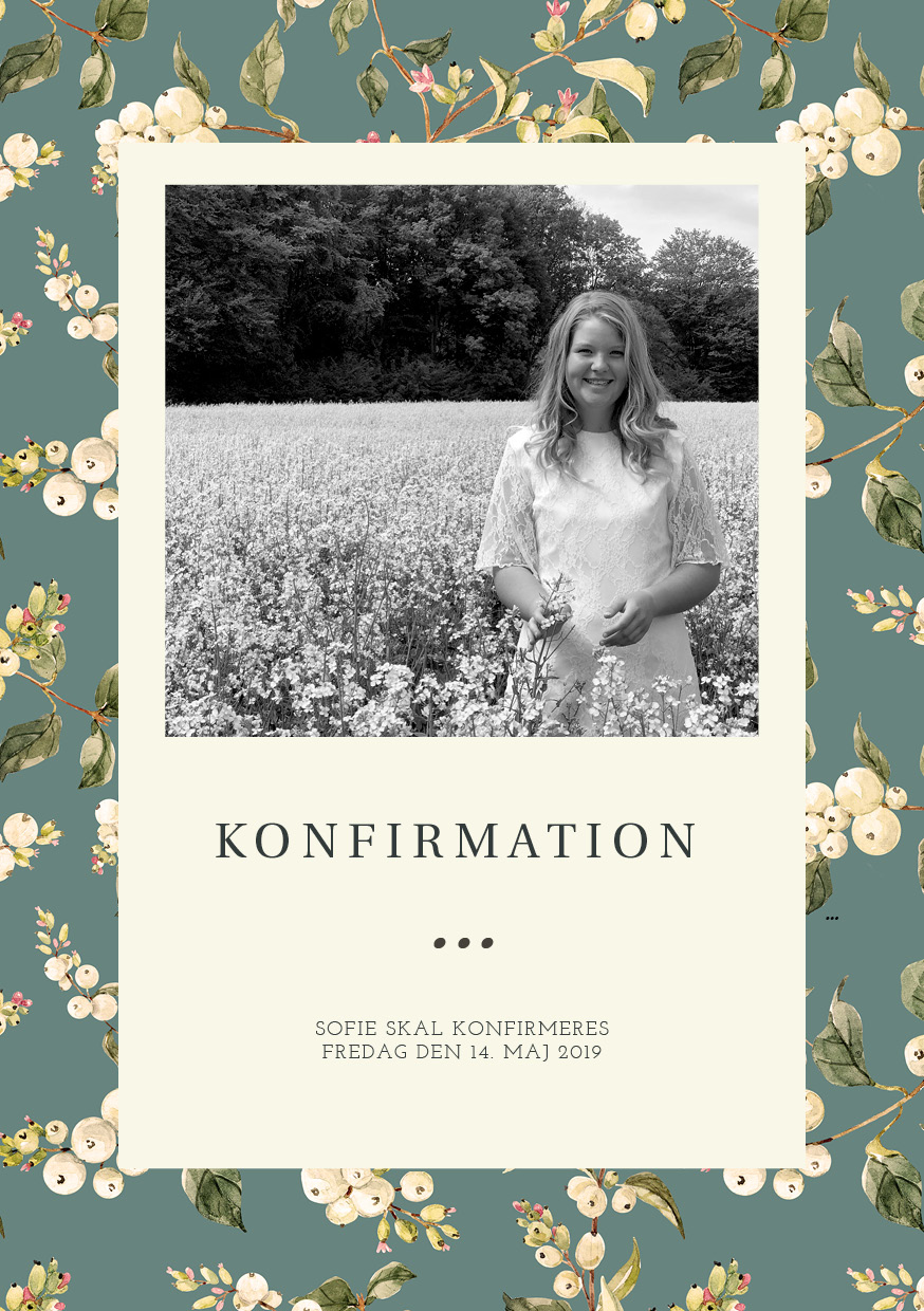 Konfirmation - Sofie Konfirmation